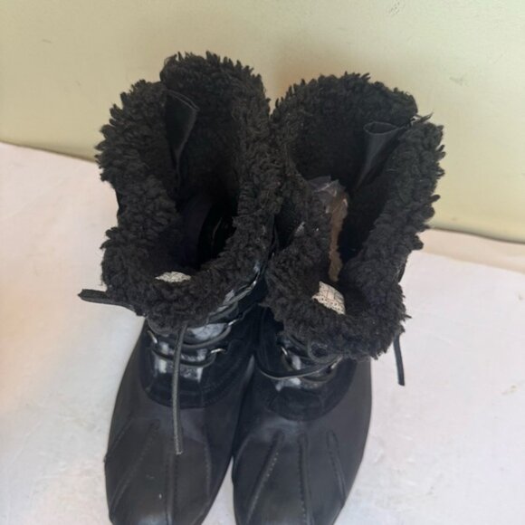 Pajar Waterproof Winter Boots Zipper Lace Up Rubber Soles Faux Fur Warm Snow 9.5 - Picture 5 of 16